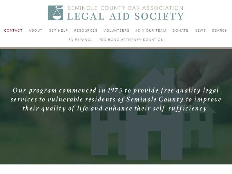 Seminole County Bar Association Legal Aid Society